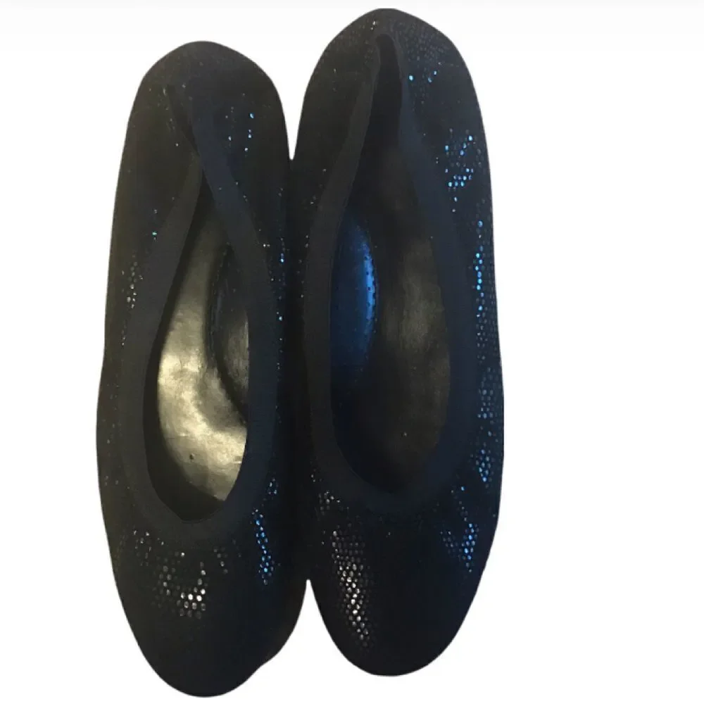 vanELI sparkle black ballet flats